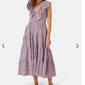 Xirena Water Lotus Tatiana Midi sundress XS